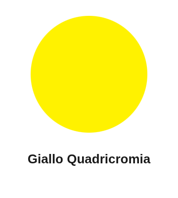 TEXPRINT CMYK Giallo Quadricromia
